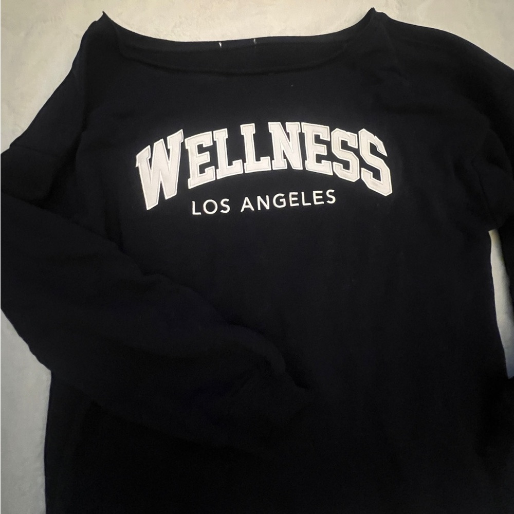 Garage off the shoulder crewneck